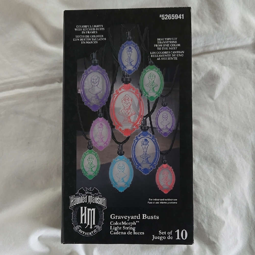 New Haunted Mansion Graveyard Bust Lights